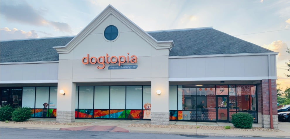 Exterior of Dogtopia of St. Peters