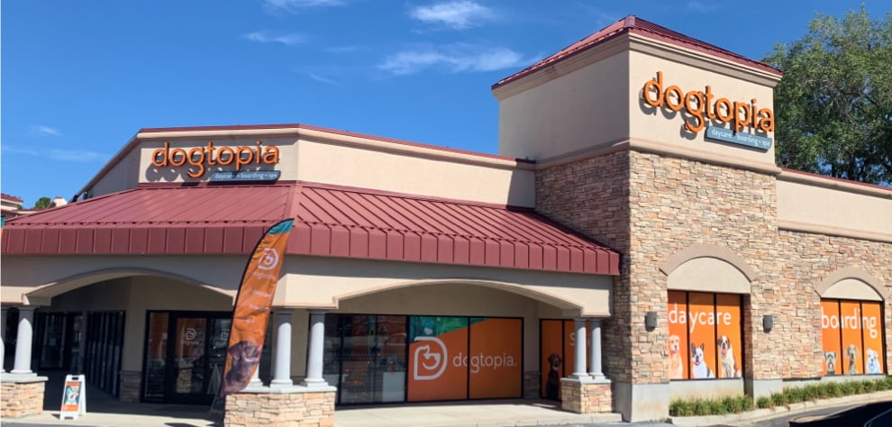 Exterior of Dogtopia of Holladay