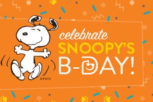 Celebrate Snoopy's Birthday at Dogtopia Daycares in North America